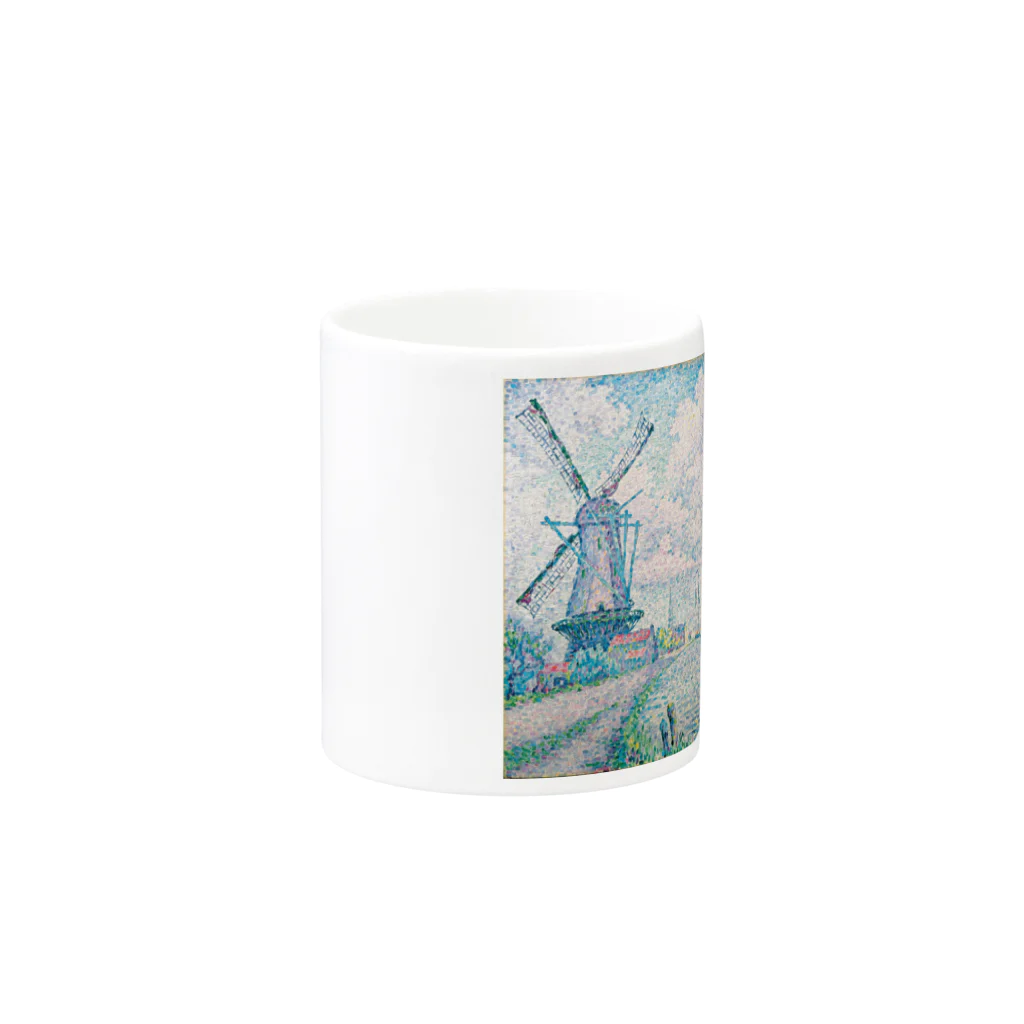 さくら5さいのPaul Signac "Canal of Overschie" Mug :other side of the handle