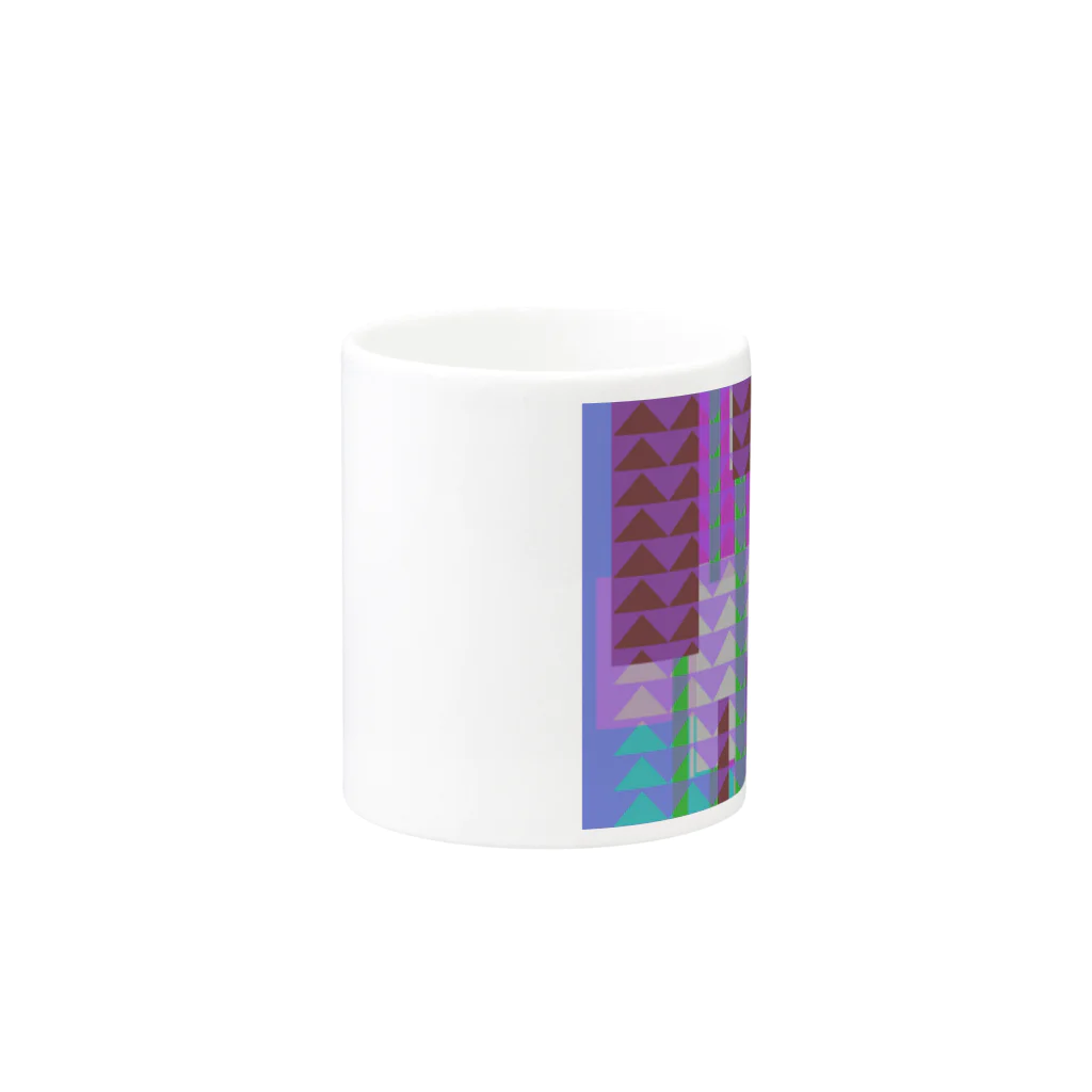 Growsea(グロウシー）のcolorful bill Mug :other side of the handle