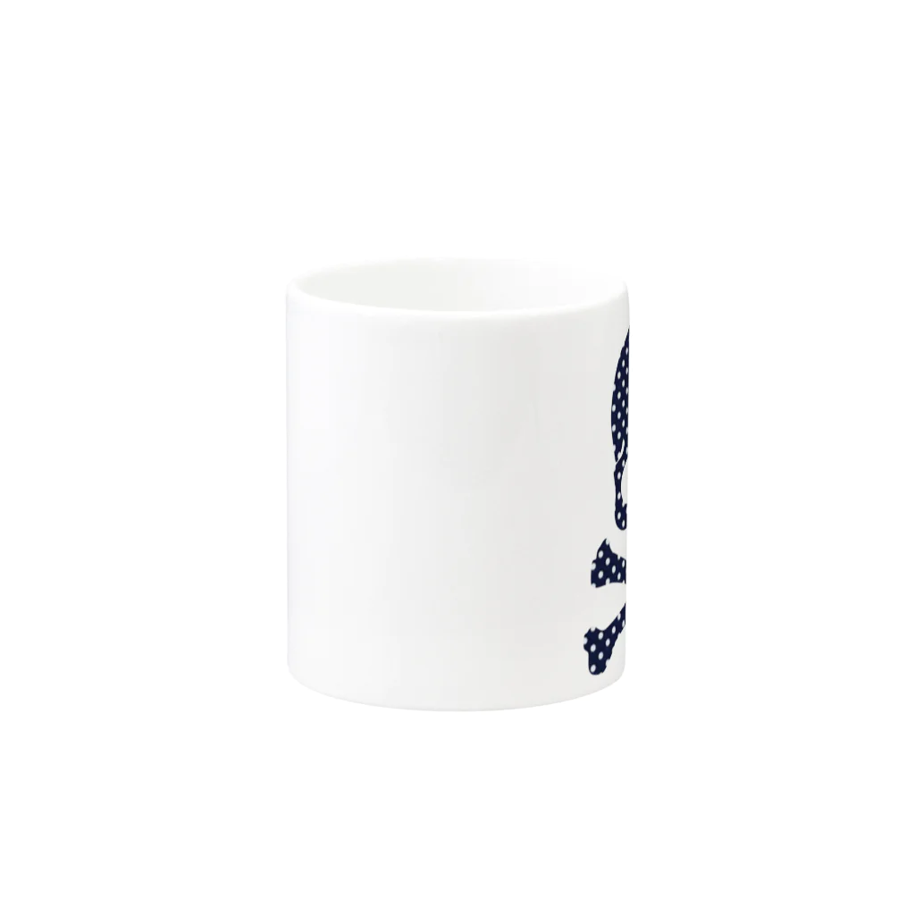 handsupのスカルマリン Mug :other side of the handle