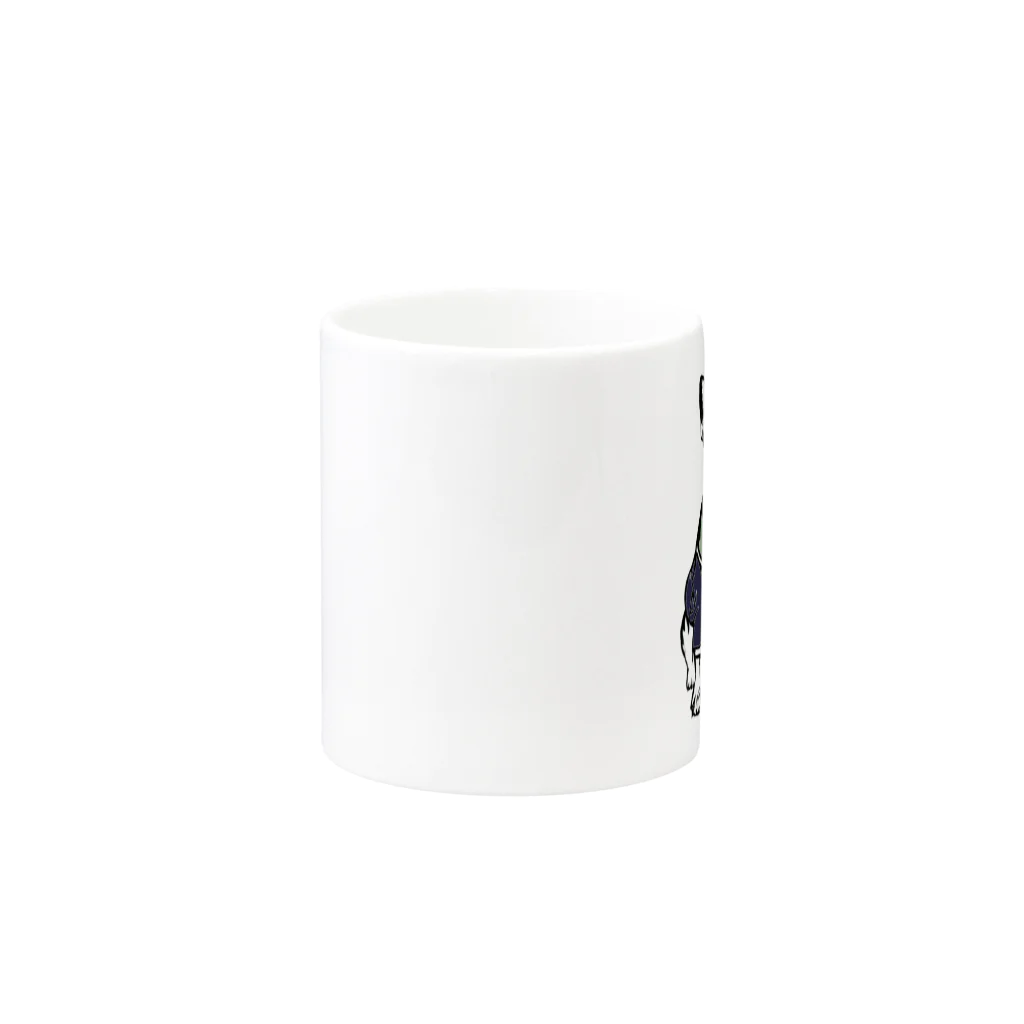 Buhiroomのブヒマグのミ Mug :other side of the handle