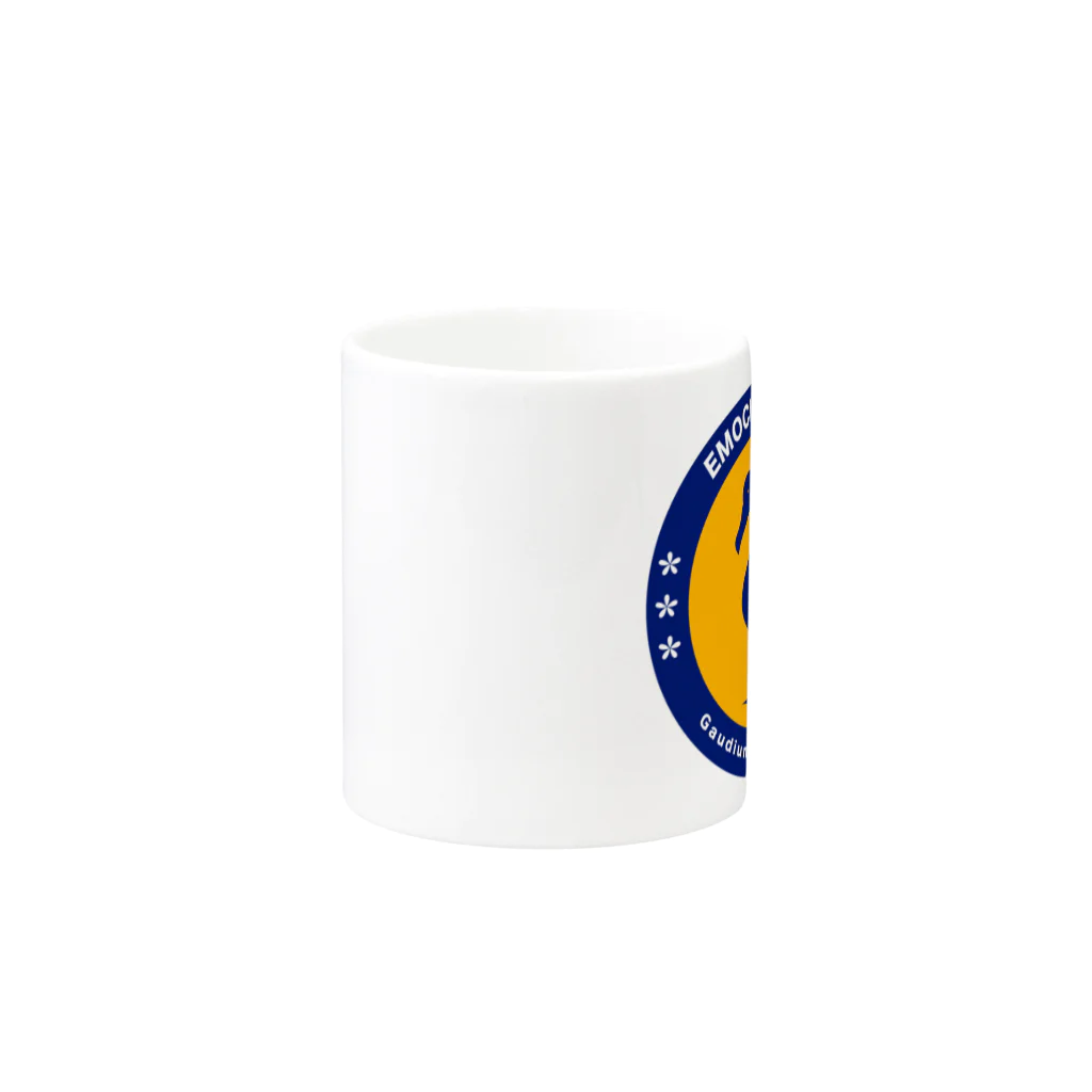 emocionante townのemblem Mug :other side of the handle