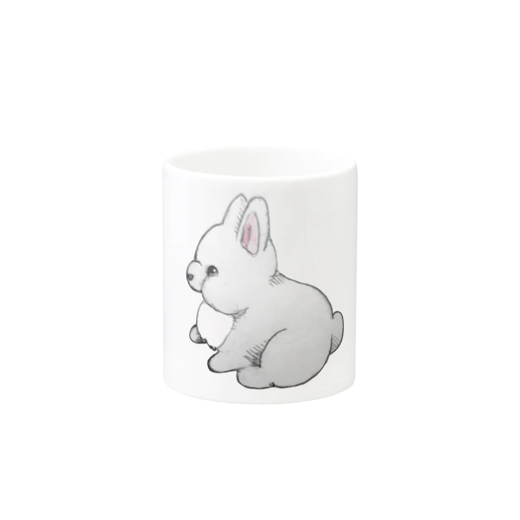 にょの素うさ Mug :other side of the handle