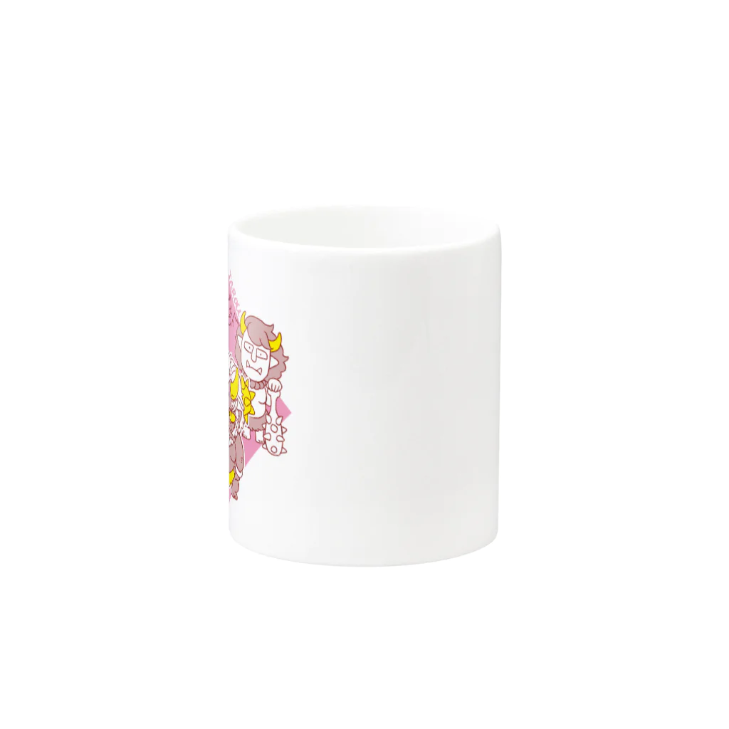 スタジオ･キーストンのMOMOTAROU Mug :other side of the handle