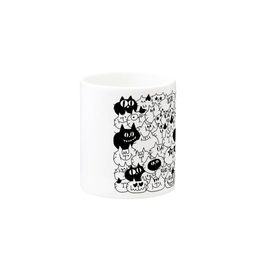 ぶんぶんのOH !NEKO  Mug :other side of the handle