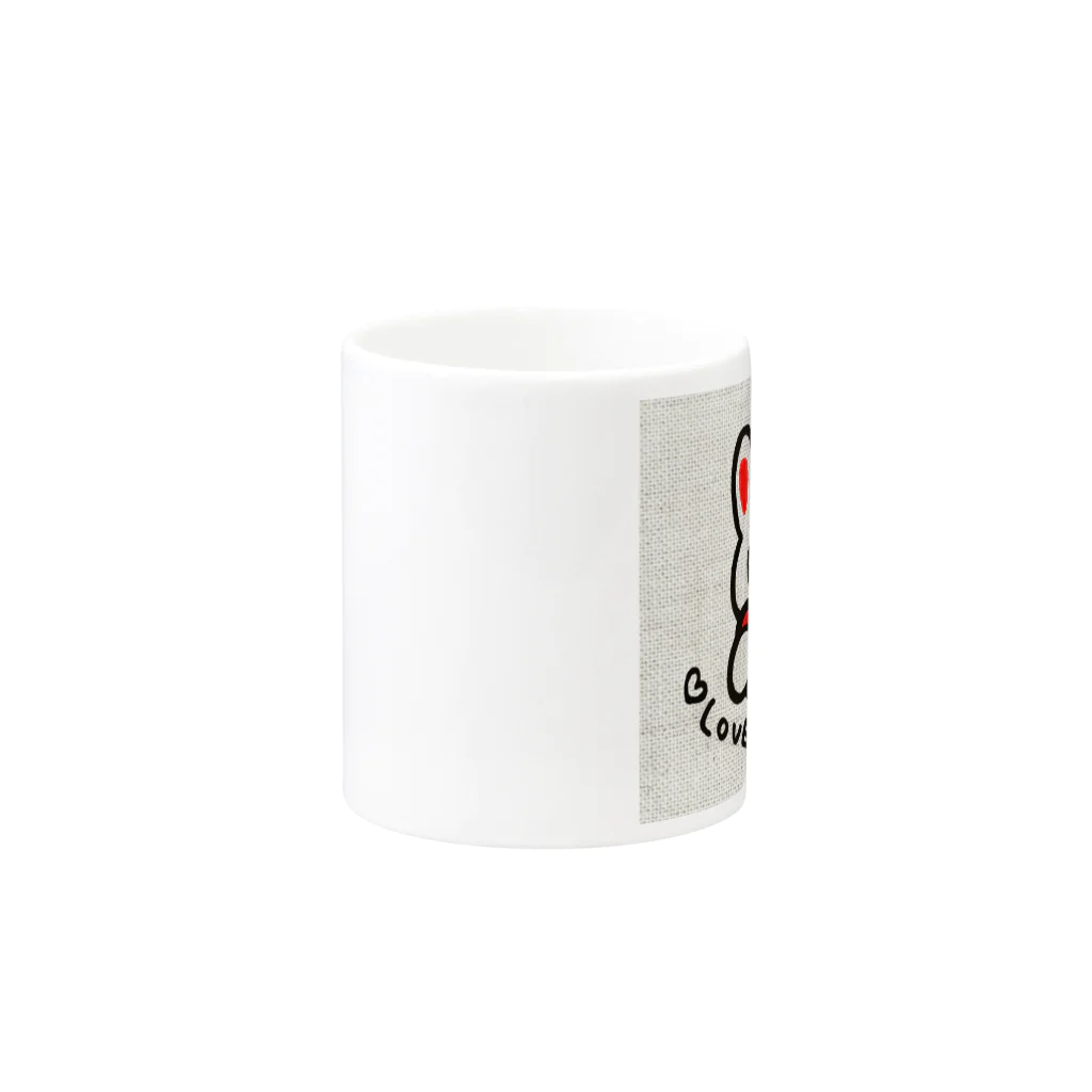 tomoe_yamauchi_love_のLOVE & PEACE Mug :other side of the handle