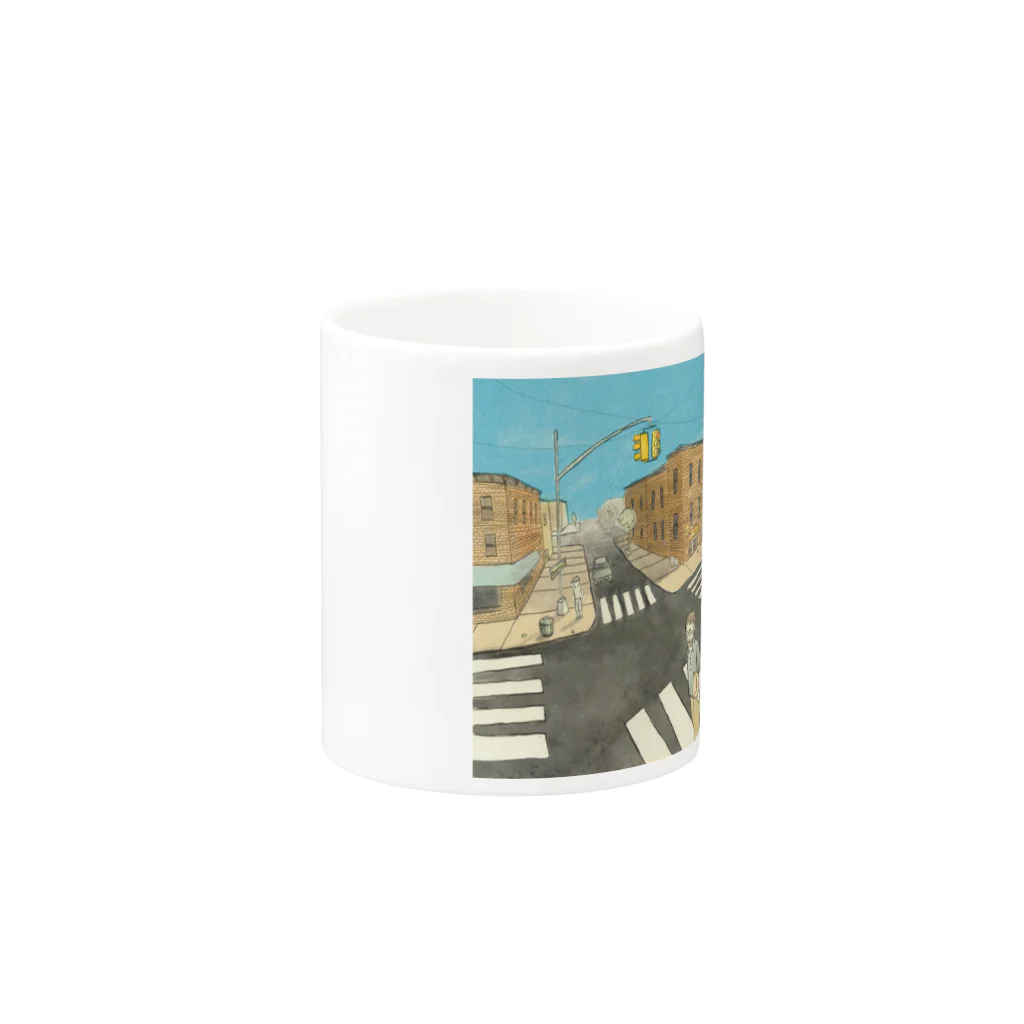 EMK SHOPSITE のBROOKLYN [colored] Mug :other side of the handle