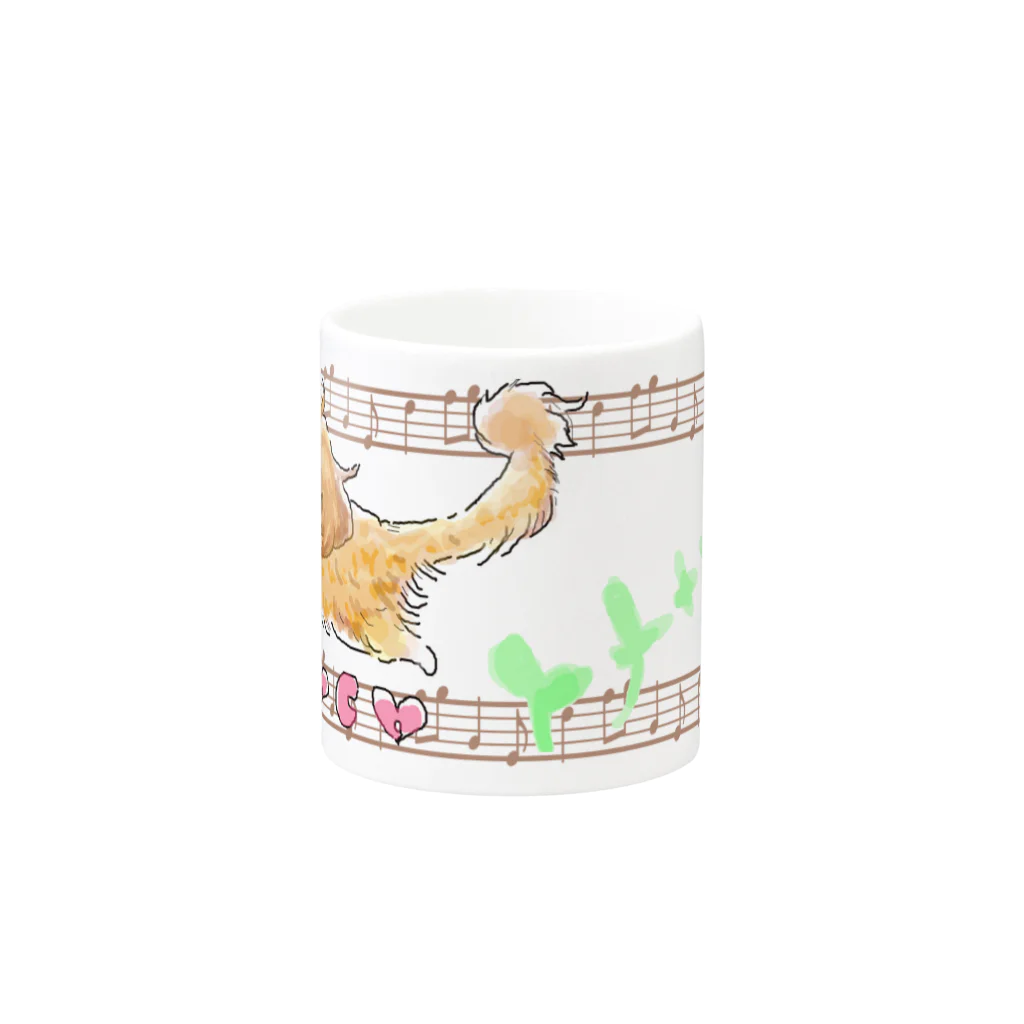 月兎亭のcocoちゃん Mug :other side of the handle