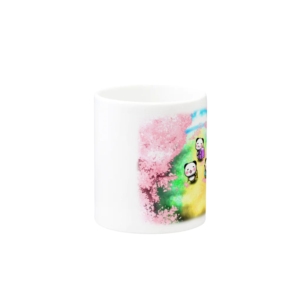 しゅりんぷぅ2番館のさくらパン Mug :other side of the handle