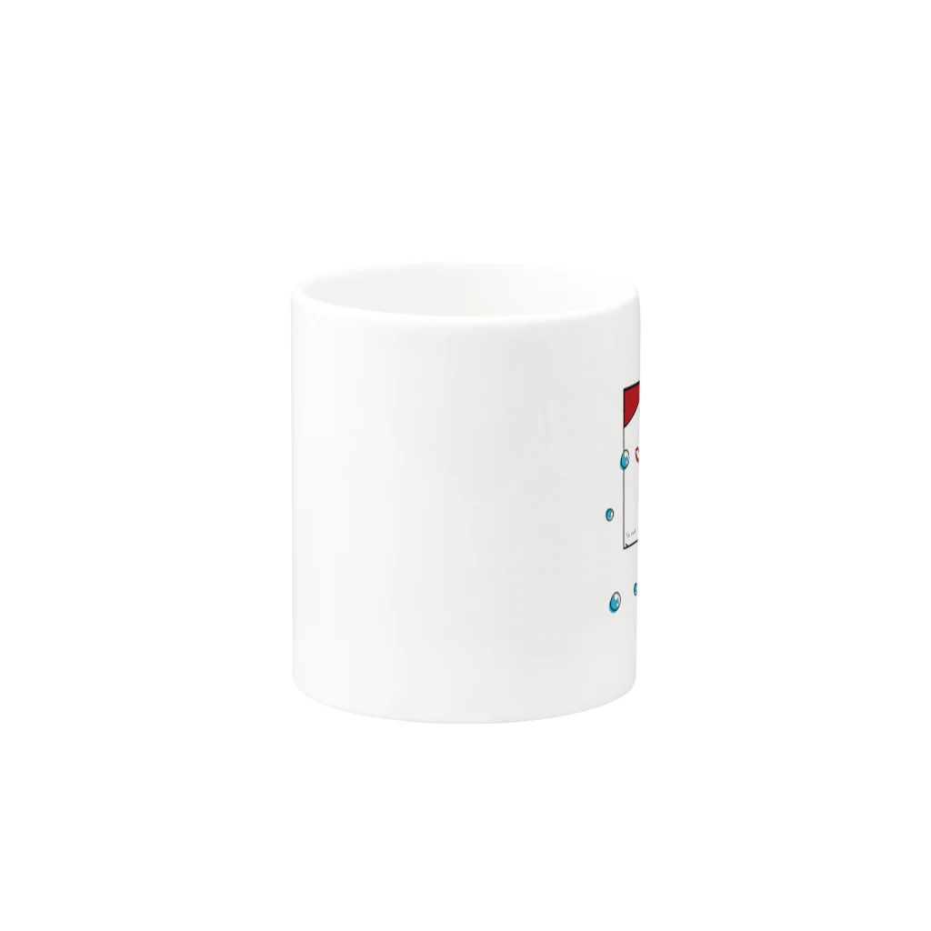 AGOAの水に流そう Mug :other side of the handle