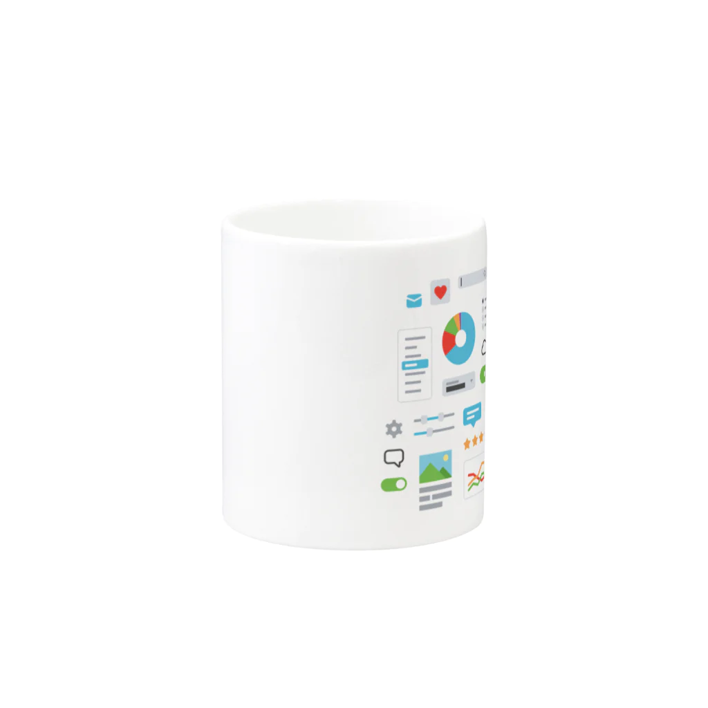 NOBODY754のUI/UX (Light) Mug :other side of the handle