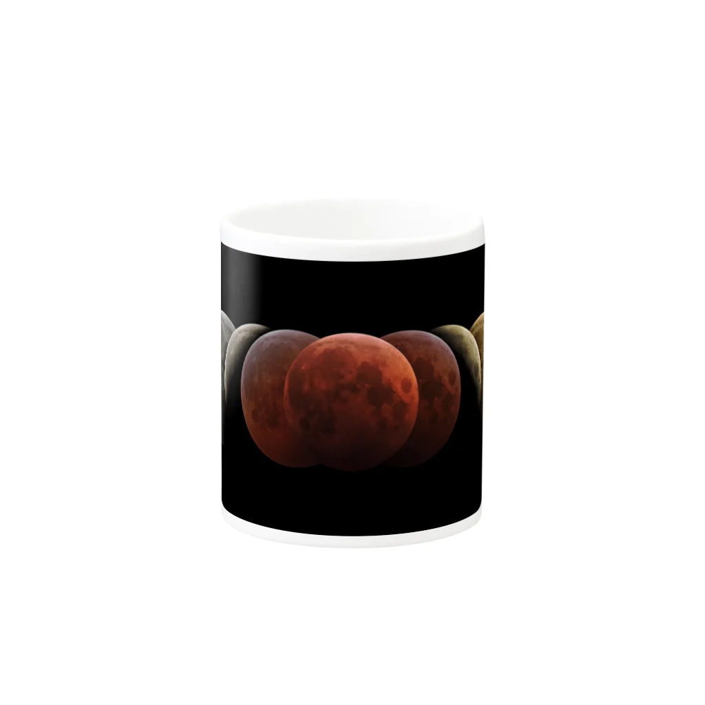 Naochan SuzukiのLunar Eclipse Cup Mug :other side of the handle