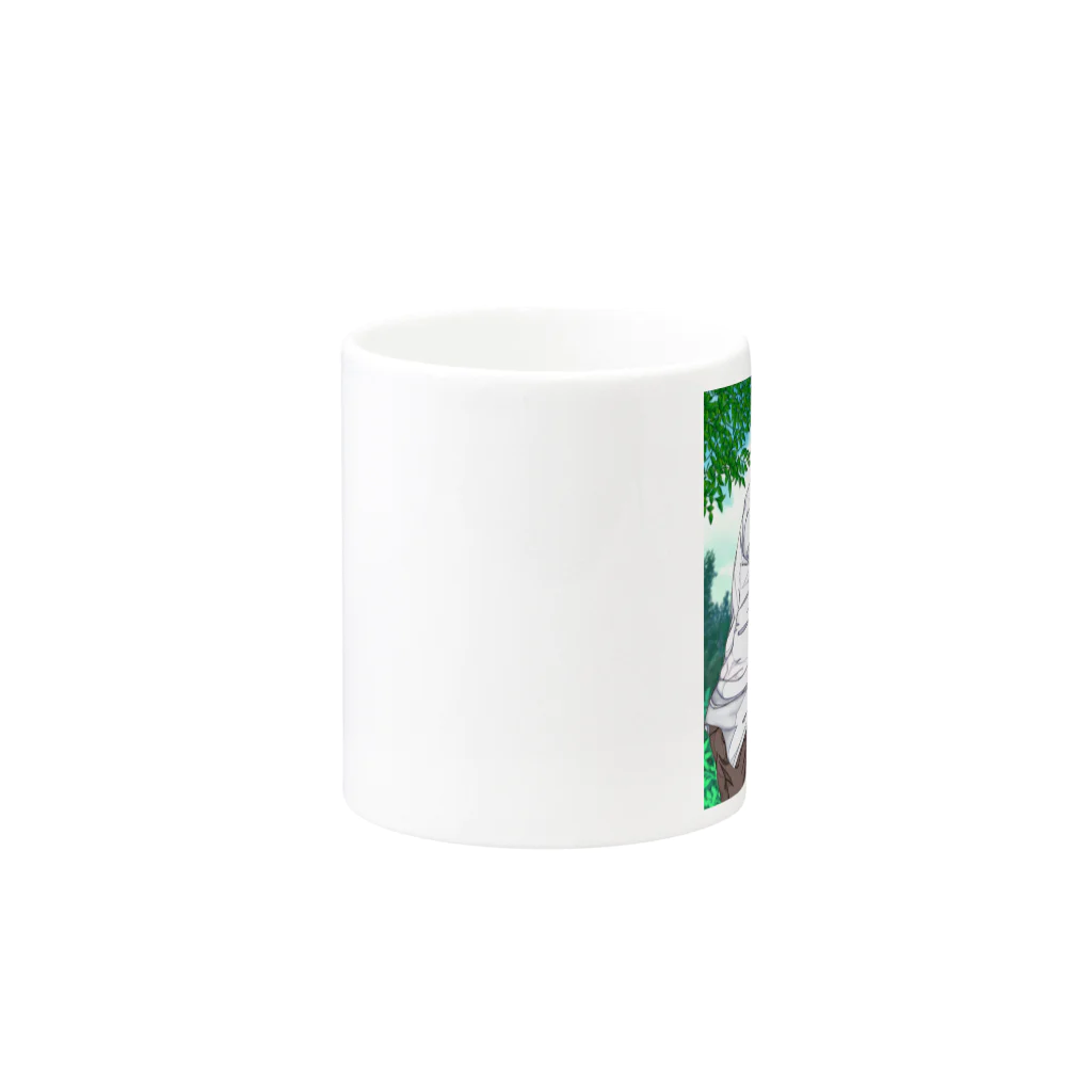 AsamiOubaの壁ドン Mug :other side of the handle