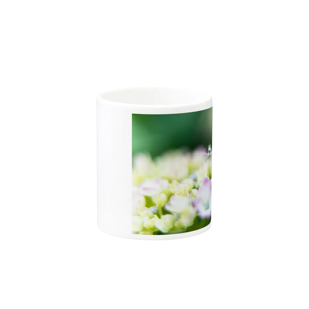 PhotoAtelier Aileのangel of hydrangea 170603 Mug :other side of the handle