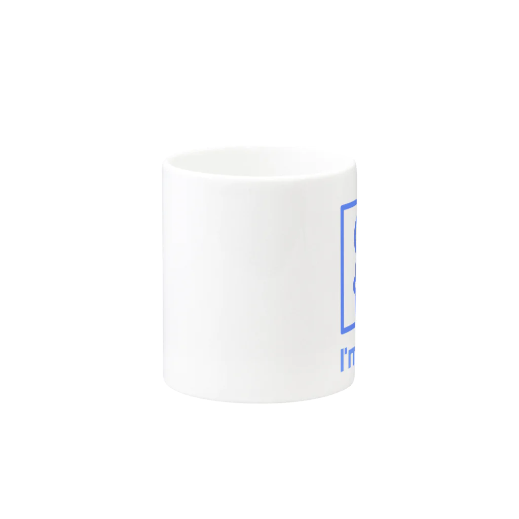 charlolのそばにいるよブルー Mug :other side of the handle