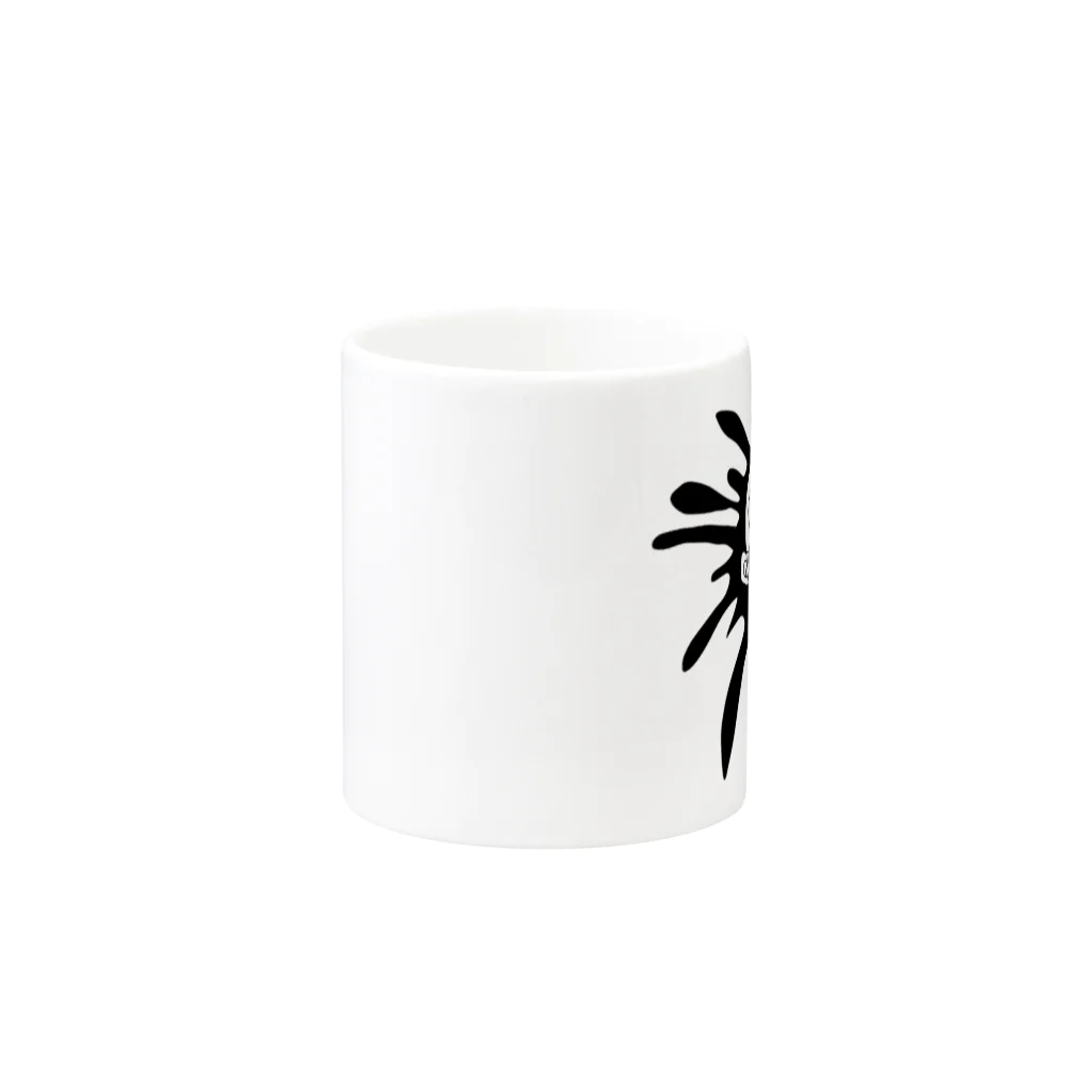 卍鮭＾ゑ＾鮭卍のマゼラン愛竹 Mug :other side of the handle