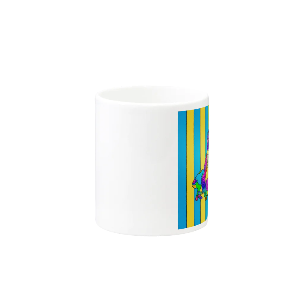 PARODUCTの楽園のカエル Mug :other side of the handle