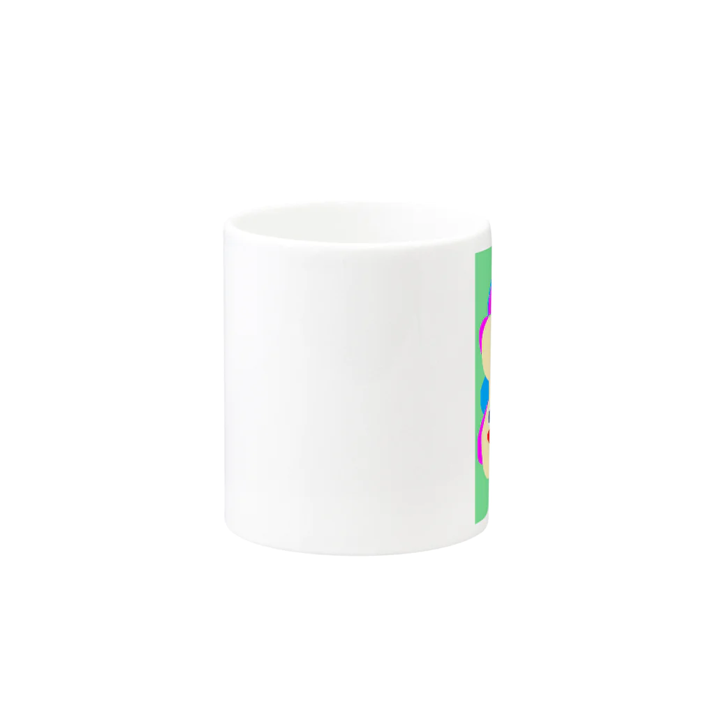 dorochanのひっつき Mug :other side of the handle