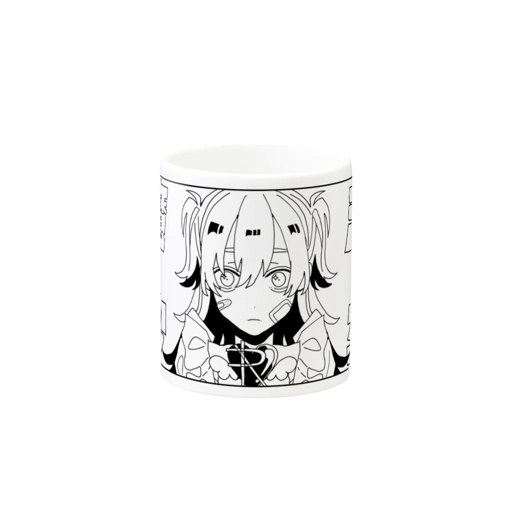 五月及の魔法少女 Mug :other side of the handle