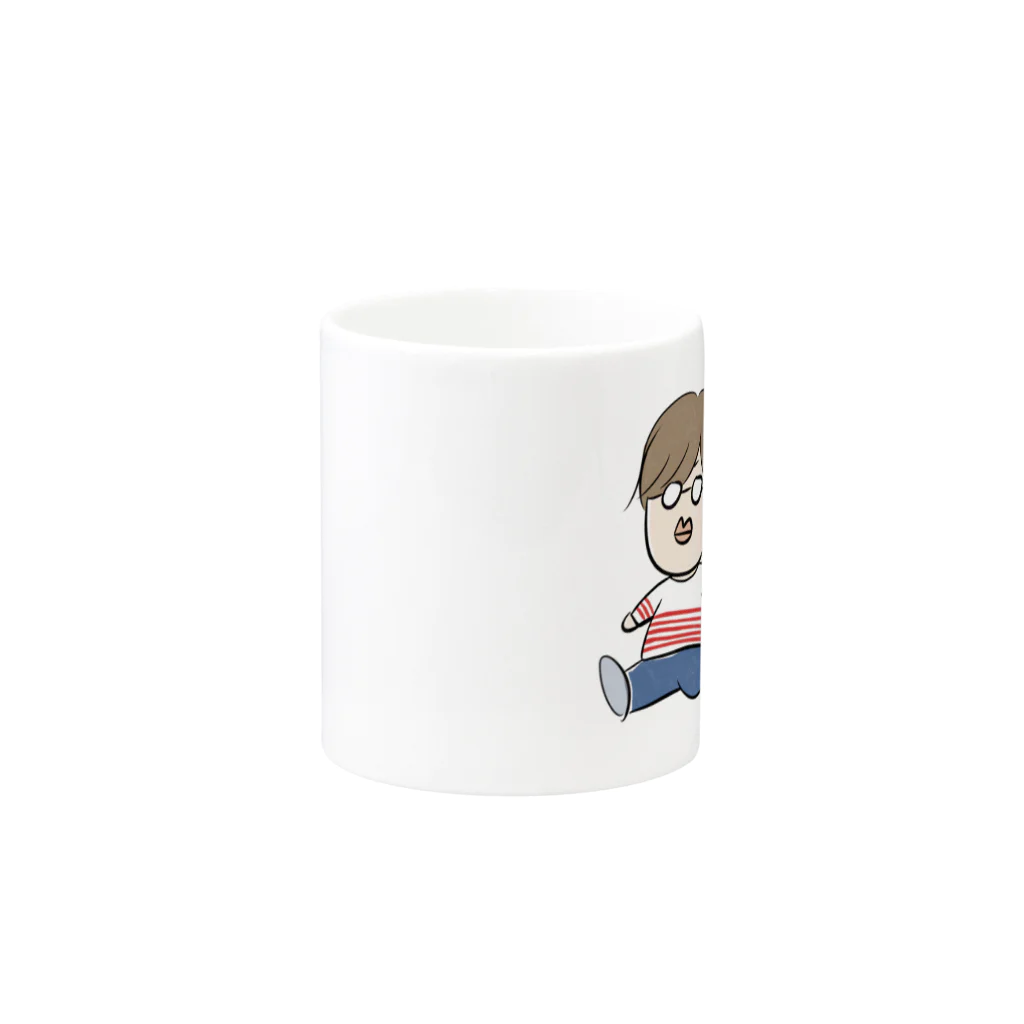 minguri_coffeeのははとねこ Mug :other side of the handle