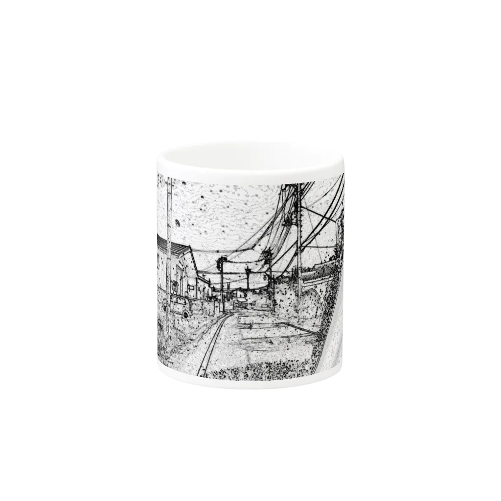 yuuurazの風景画 Mug :other side of the handle