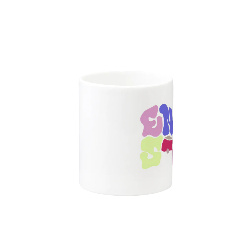 Enogsoupjapanの絵具スープ Mug :other side of the handle