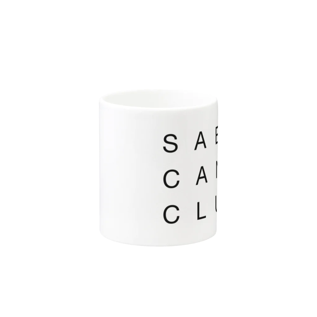 SABAR STOREの【SABA CAN CLUB】 Mug :other side of the handle