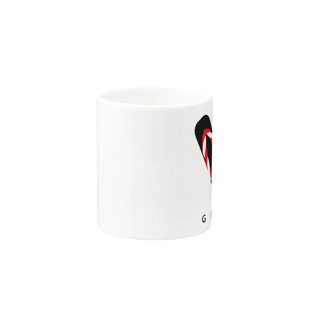 ジェーンのみせ(いっ福商店)のGETA LOVE Mug :other side of the handle