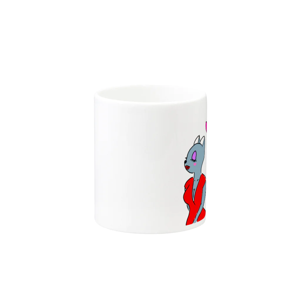 はらっふるのHey girl!! Mug :other side of the handle