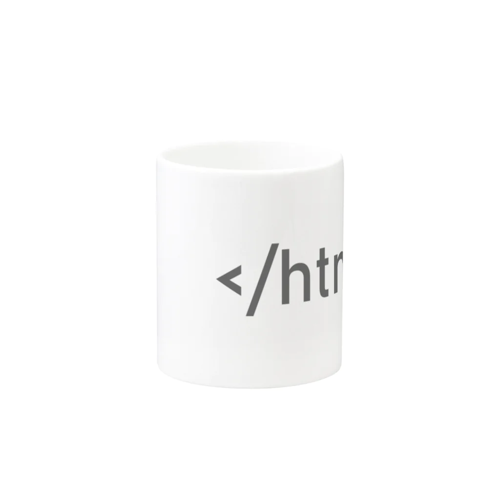 K （K's DataCenterの中の人）のHTMLペアマグカップ Mug :other side of the handle
