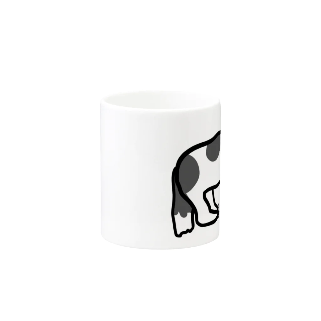 halpacaのうちの犬 Mug :other side of the handle