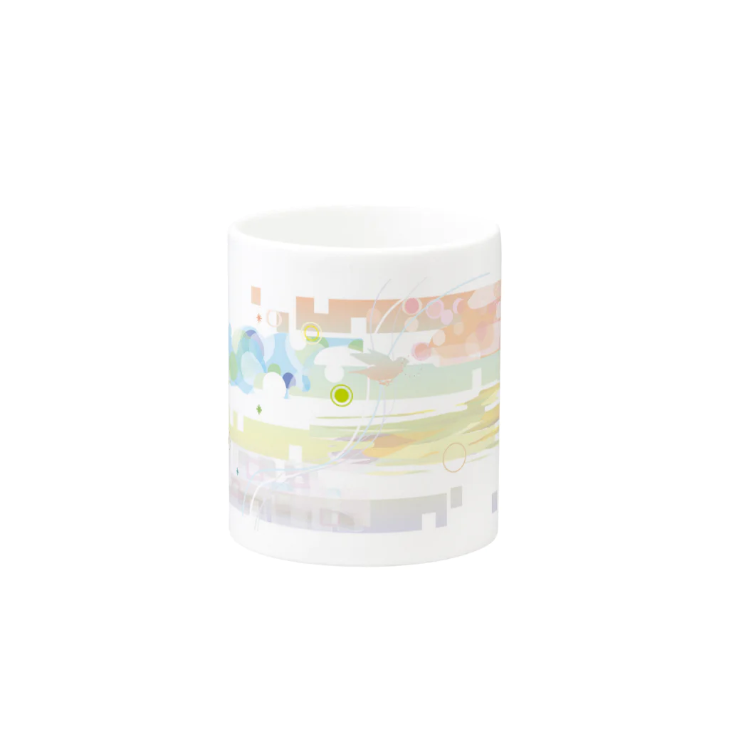 ペンギンパカリの4seasons Mug :other side of the handle