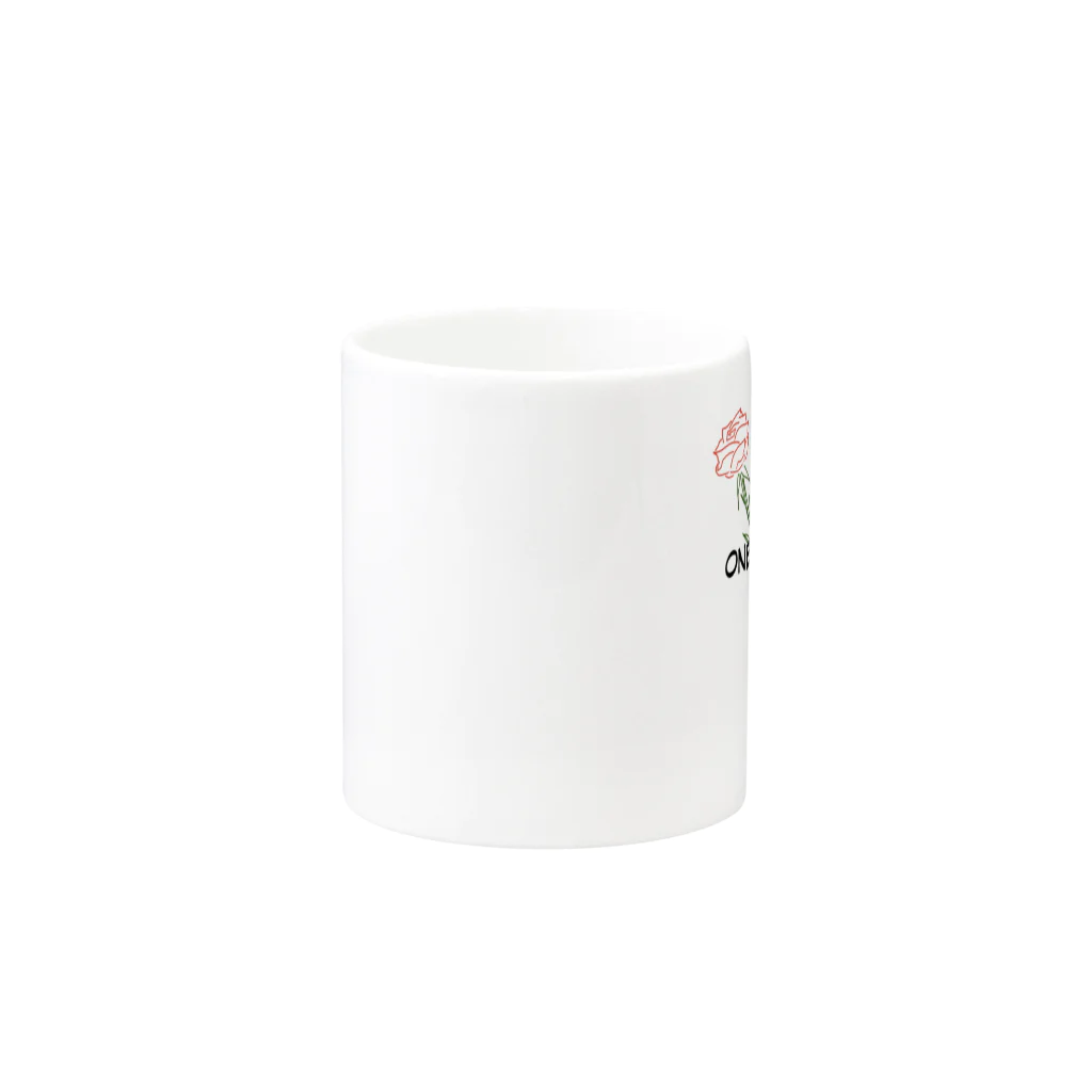 finderのfinder ONE ROSE Mug :other side of the handle