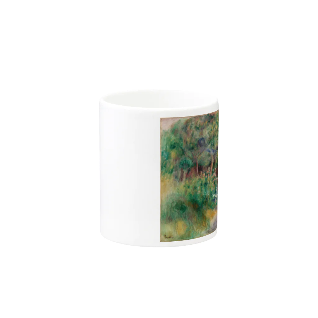 ART_collectionの「女性のガーデニングのある風景」ルノワール Mug :other side of the handle