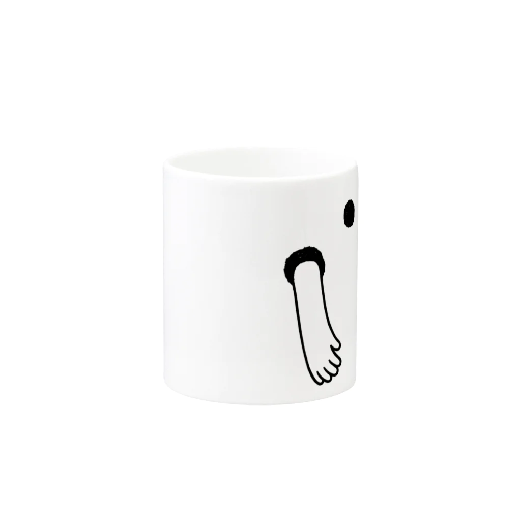 kaaaaaのナカニダレカハイッテルくん Mug :other side of the handle