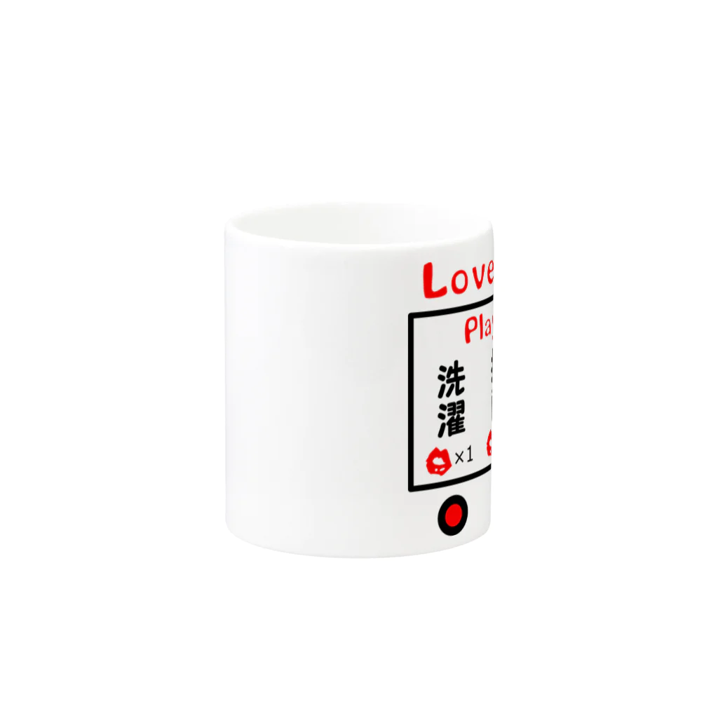 oh_designplugの好きなボタンを押してください♪ Mug :other side of the handle