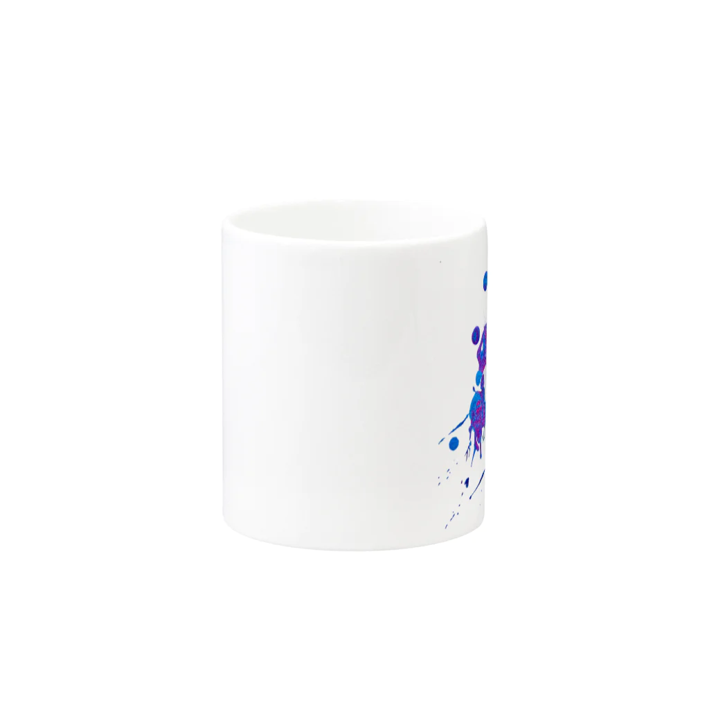 五十嵐灯の流血 Mug :other side of the handle