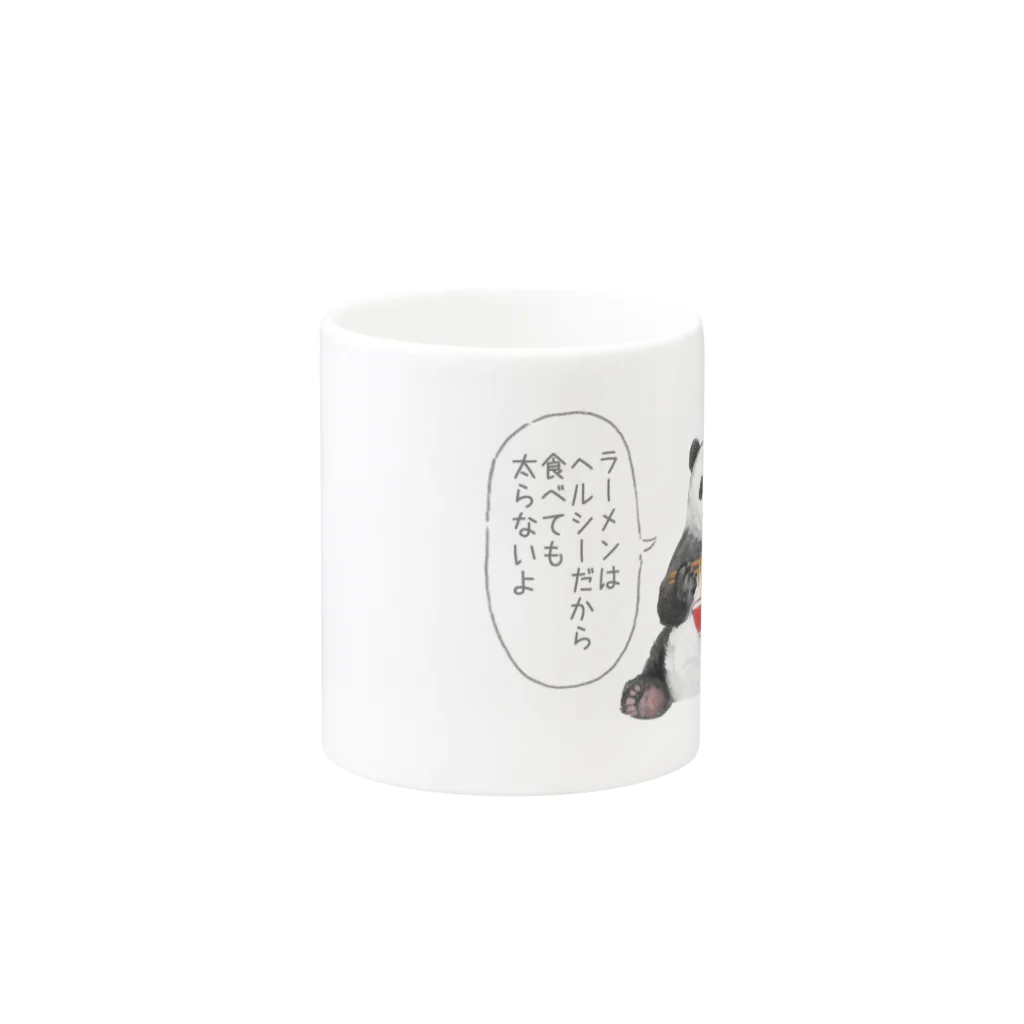 こさつね🐼の悪いことを言うパンダ Mug :other side of the handle