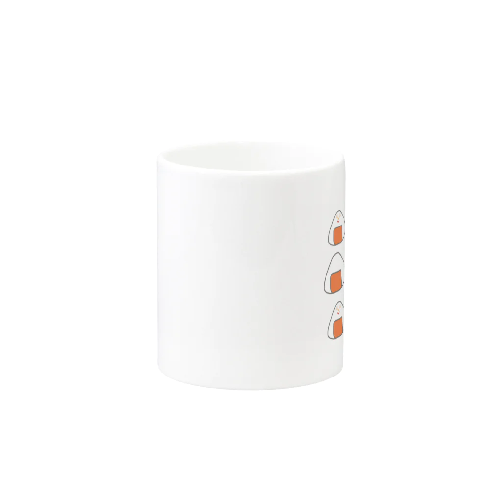 胡実クルミのOrange rice ball boy  Mug :other side of the handle