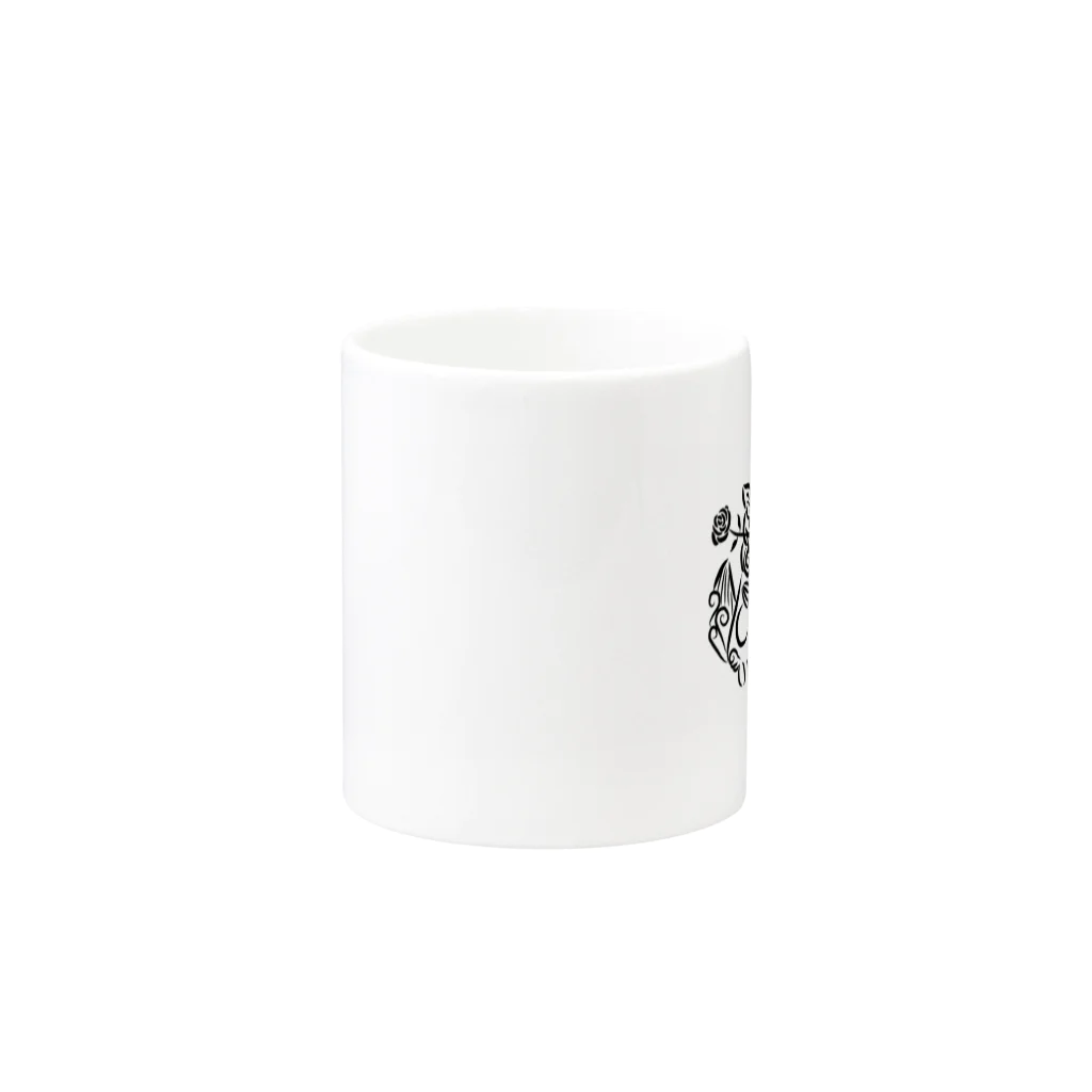 Lafs23のLafs23 公式グッズ 「シーサー」 Mug :other side of the handle