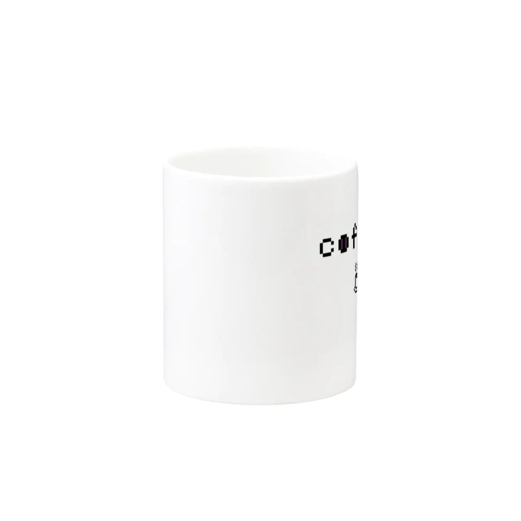 ドッTファクトリーのドットデザインcoffee Mug :other side of the handle