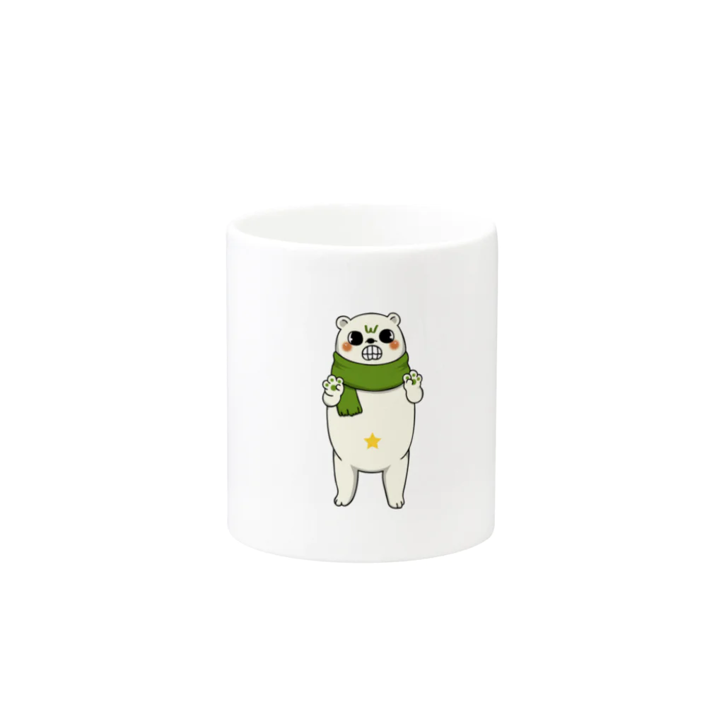 WORK　LIFEのバグマくん Mug :other side of the handle