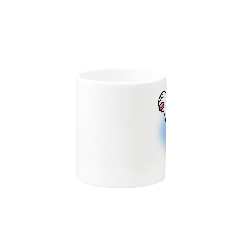 ゆるキャラのつるくん Mug :other side of the handle