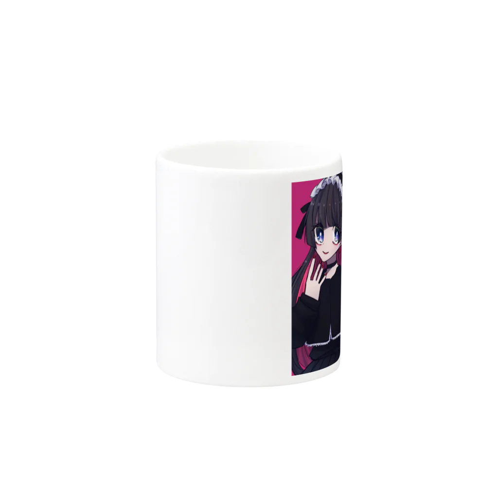 おとめこのグッズのおとめこちゃん Mug :other side of the handle