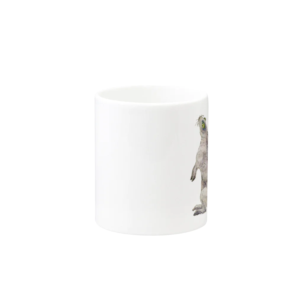 MiyamaのRabbit Mug :other side of the handle