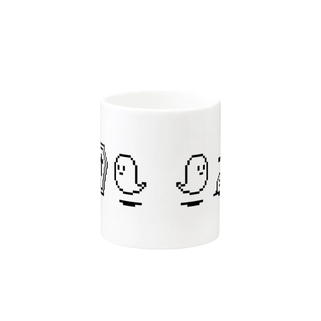 IENITY　/　MOON SIDEのおばけちゃん マグカップ Mug :other side of the handle