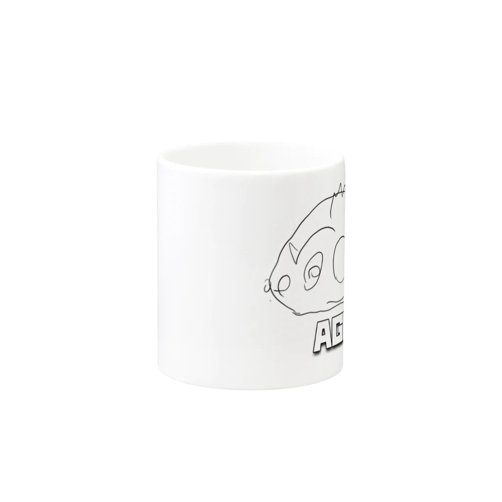 Jackpot-ArtsのAGE3 No3 「JIBUN」 Mug :other side of the handle