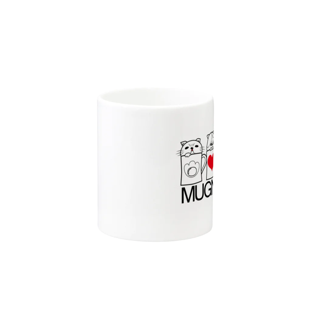 スタジオ彩楓のマグニャン2 Mug :other side of the handle