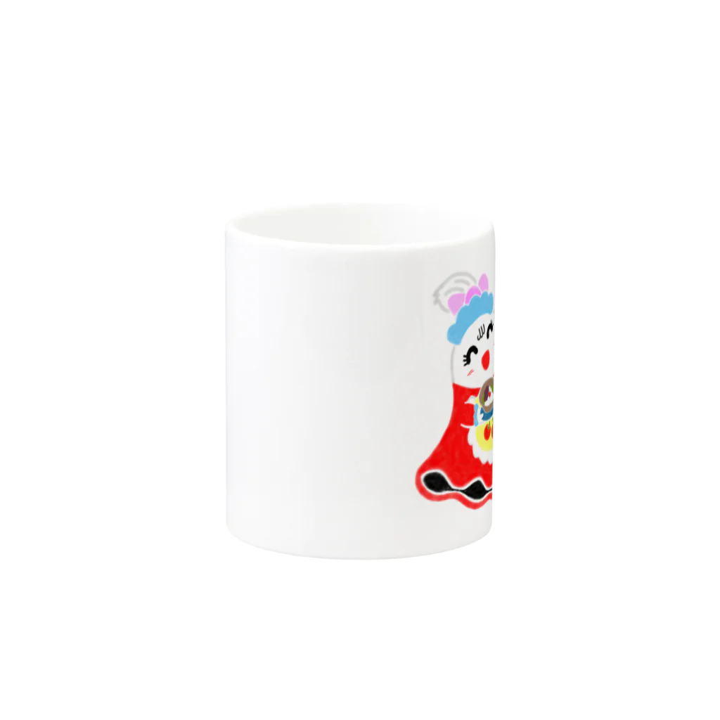 夢の世界のお店🌟のおばけのメドレちゃん Mug :other side of the handle