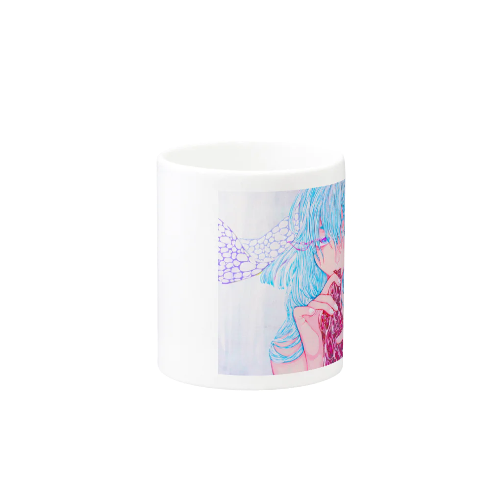 さし  みやまの喰らう Mug :other side of the handle