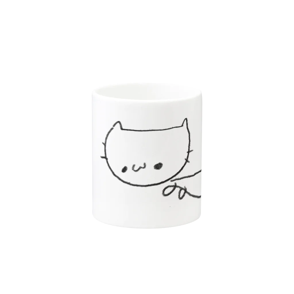 ちいちゃんののみゃんこ Mug :other side of the handle